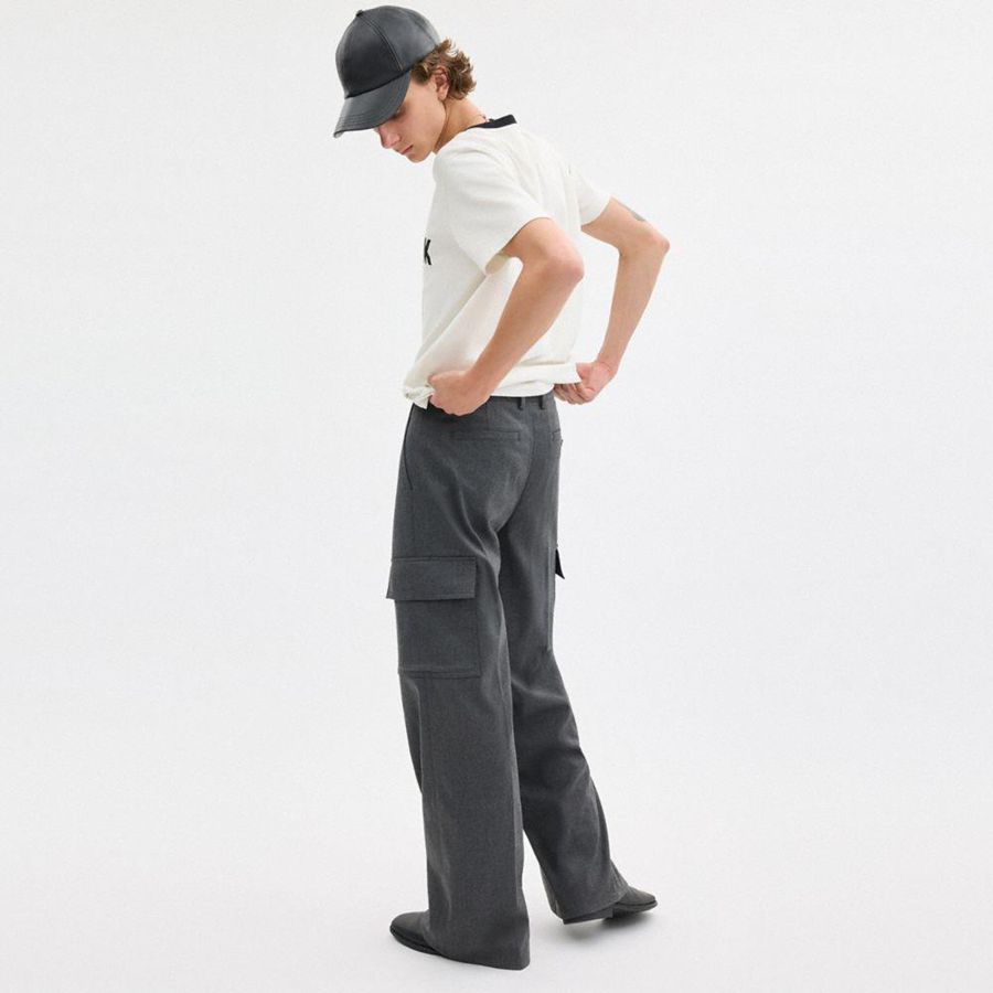 Grey Men COACH® Tailored Pants | 49185EIGF