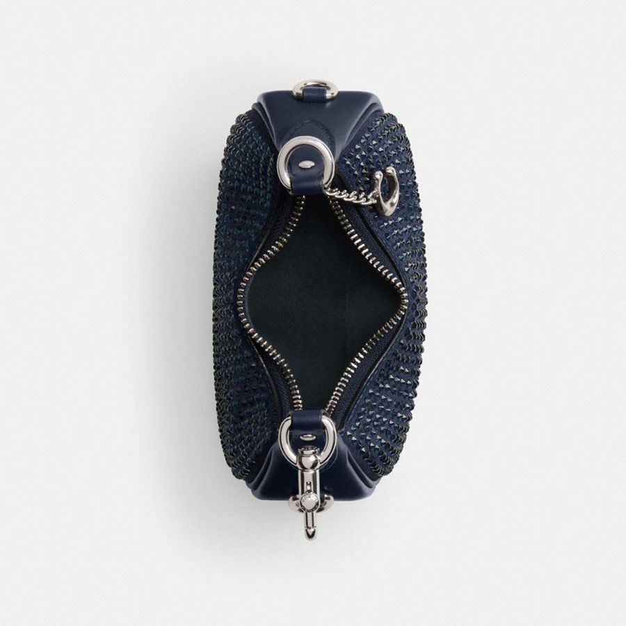 Navy Women COACH® Jonie With Crystal Crossbody Bag | 54906YPTE