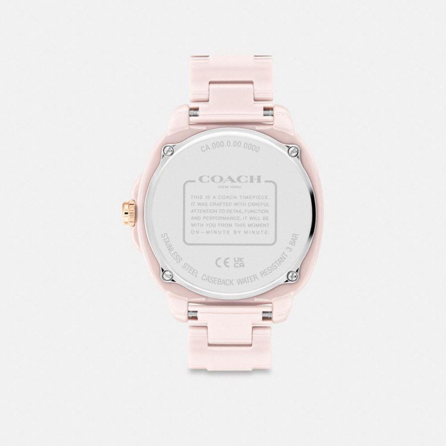 Pink Women COACH® Kitt, 38 Mm Watches | 12864VAWN