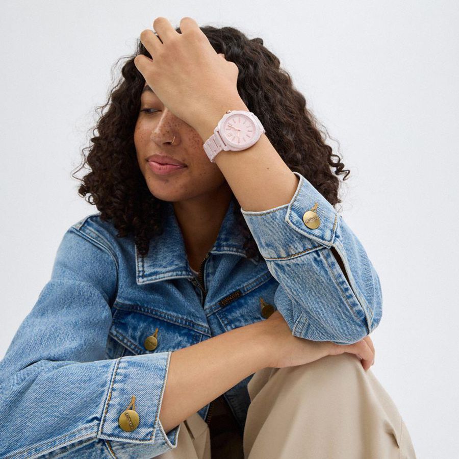 Pink Women COACH® Kitt, 38 Mm Watches | 12864VAWN