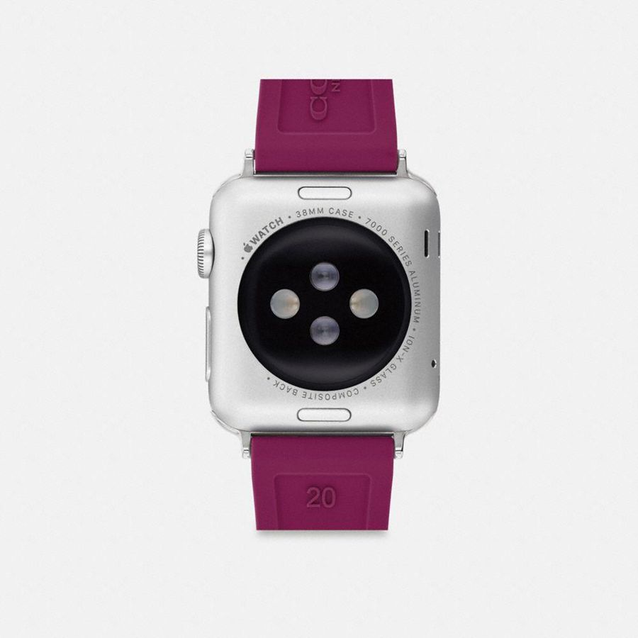 Purple Women COACH® Apple® Strap, 38 Mm, 40 Mm And 41 Mm Watches | 91750QYUH