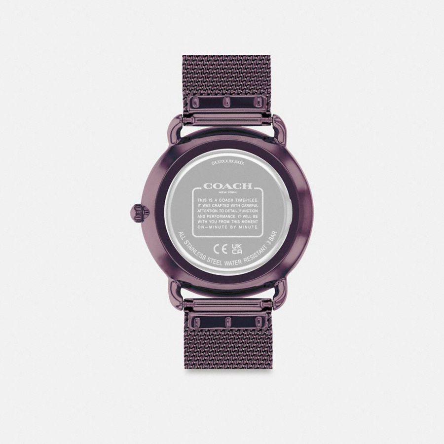 Purple Women COACH® Elliot, 36 Mm Watches | 04729JOIH