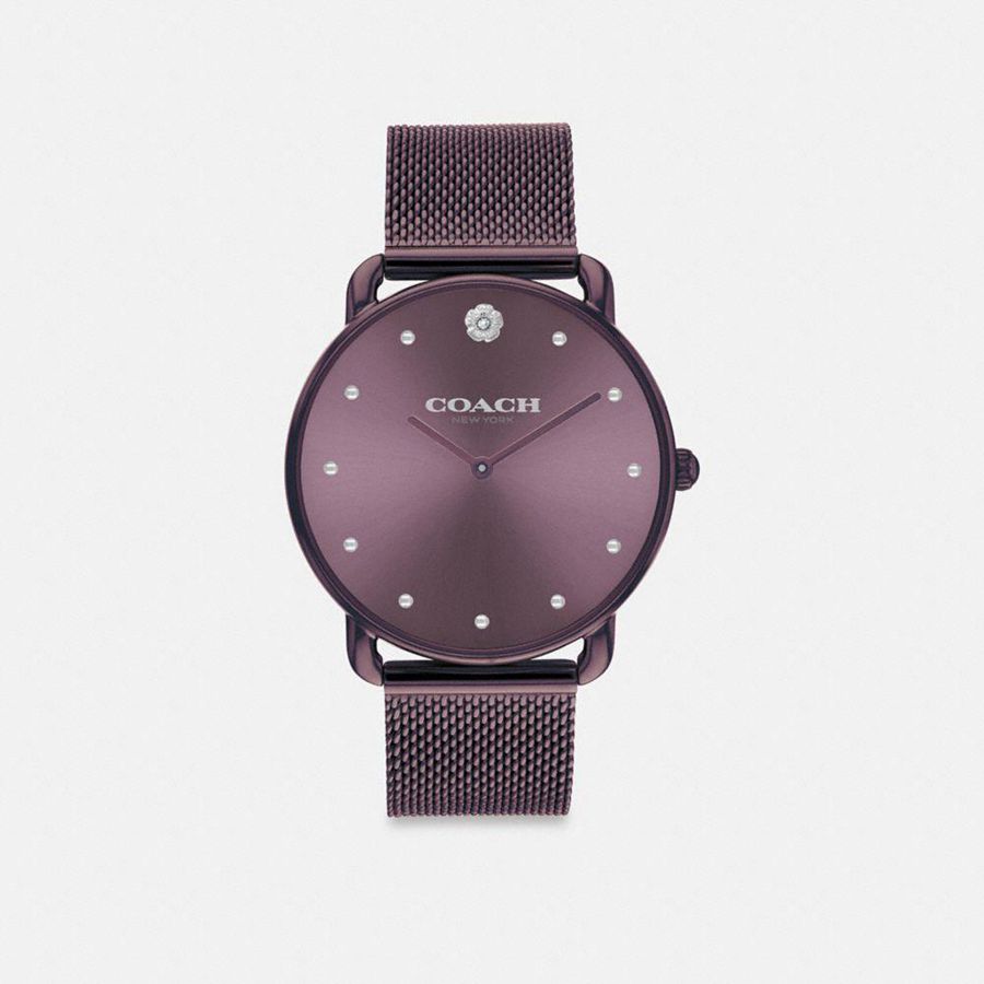 Purple Women COACH® Elliot, 36 Mm Watches | 04729JOIH