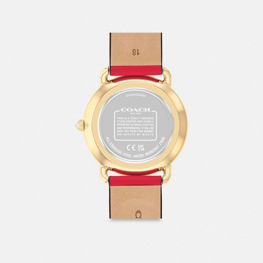 Red Women COACH® Elliot, 36 Mm Watches | 19643EMKA