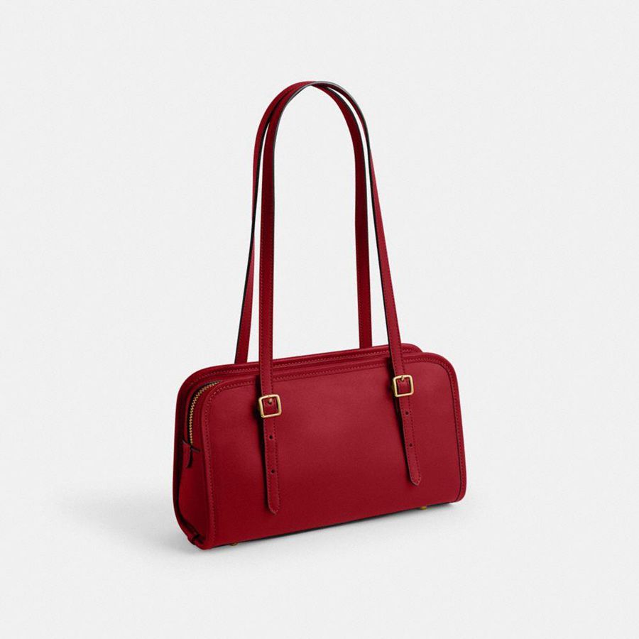 Red Women COACH® Swing Zip Shoulder Bag | 23509LAEK