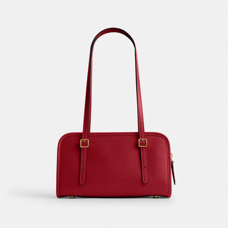 Red Women COACH® Swing Zip Shoulder Bag | 23509LAEK
