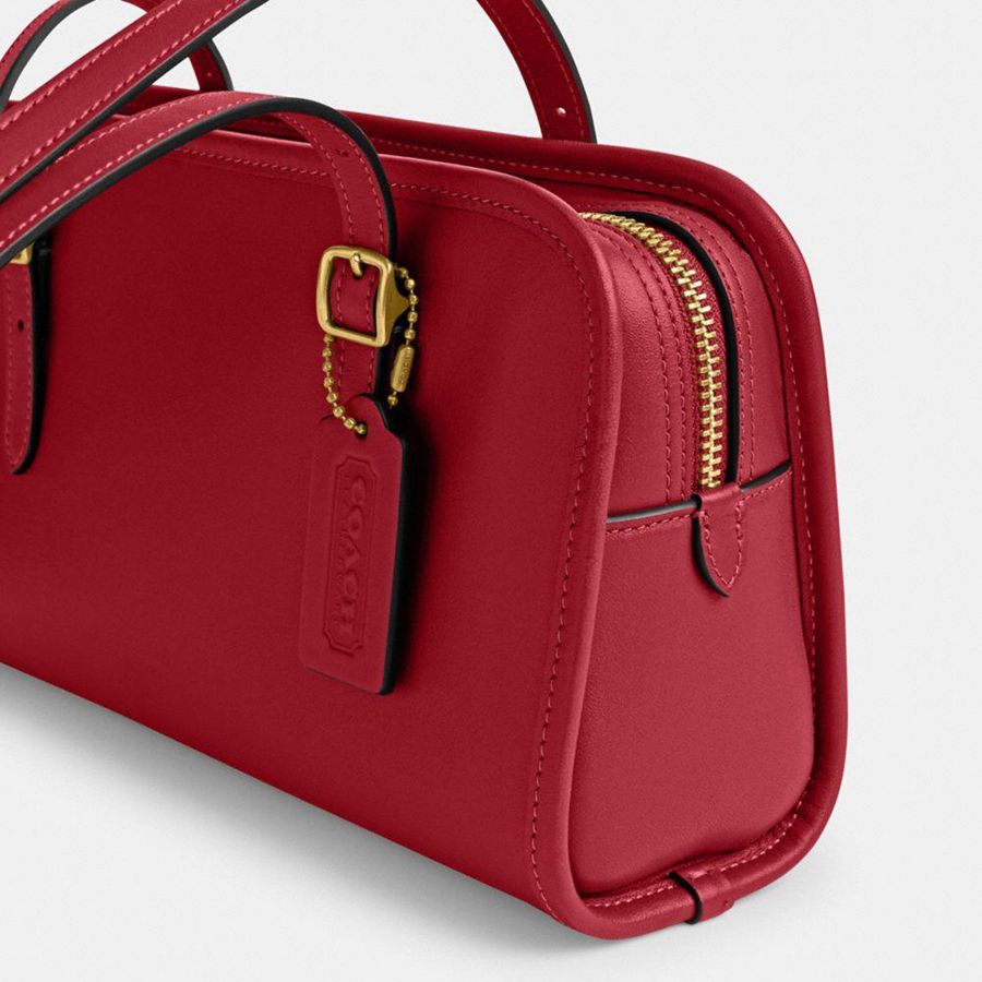 Red Women COACH® Swing Zip Shoulder Bag | 23509LAEK
