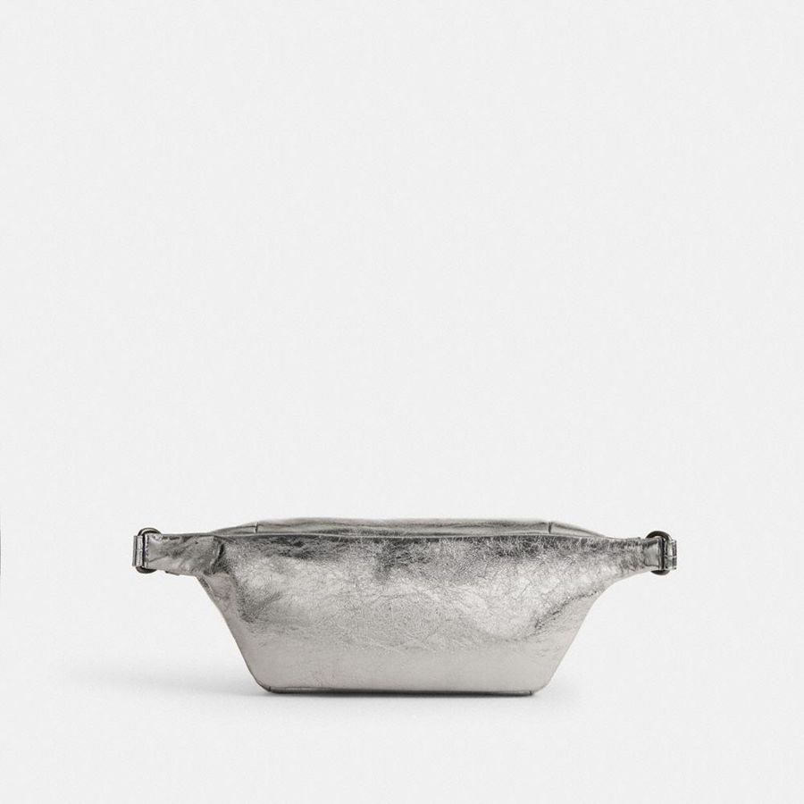 Silver Men COACH® Hall Belt Bags | 01845YUBQ