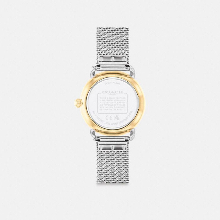Silver Women COACH® Elliot Gift Set, 28 Mm Watches | 45178FOKR