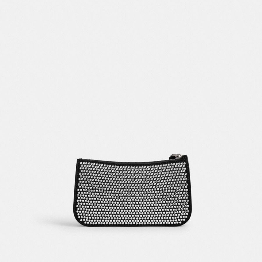 Silver Women COACH® Penn With Crystal Shoulder Bag | 94516XJTS