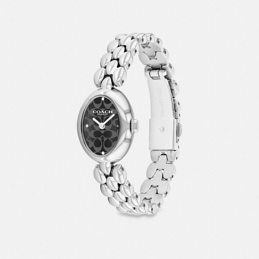 Silver Women COACH® Sammy, 22 Mm Watches | 94165HOKX
