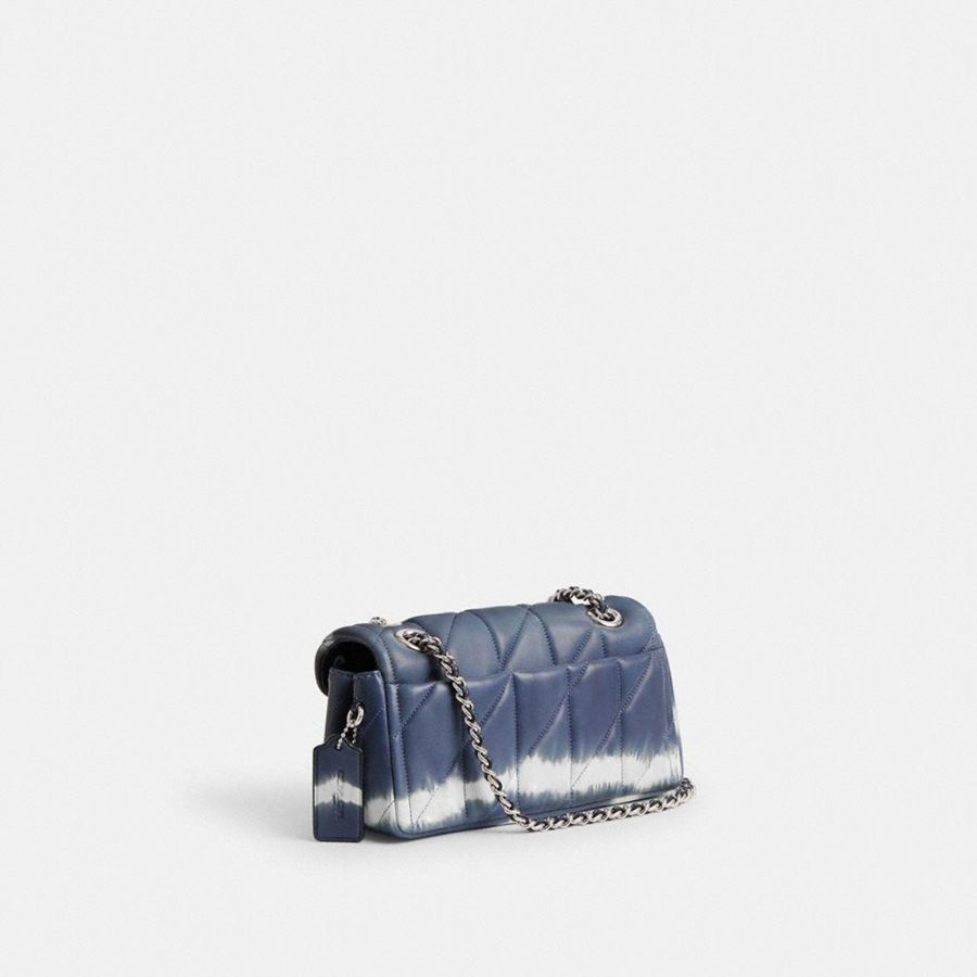 Silver Women COACH® Tabby 20 With Quilting And Tie Dye Shoulder Bag | 56281HGDU