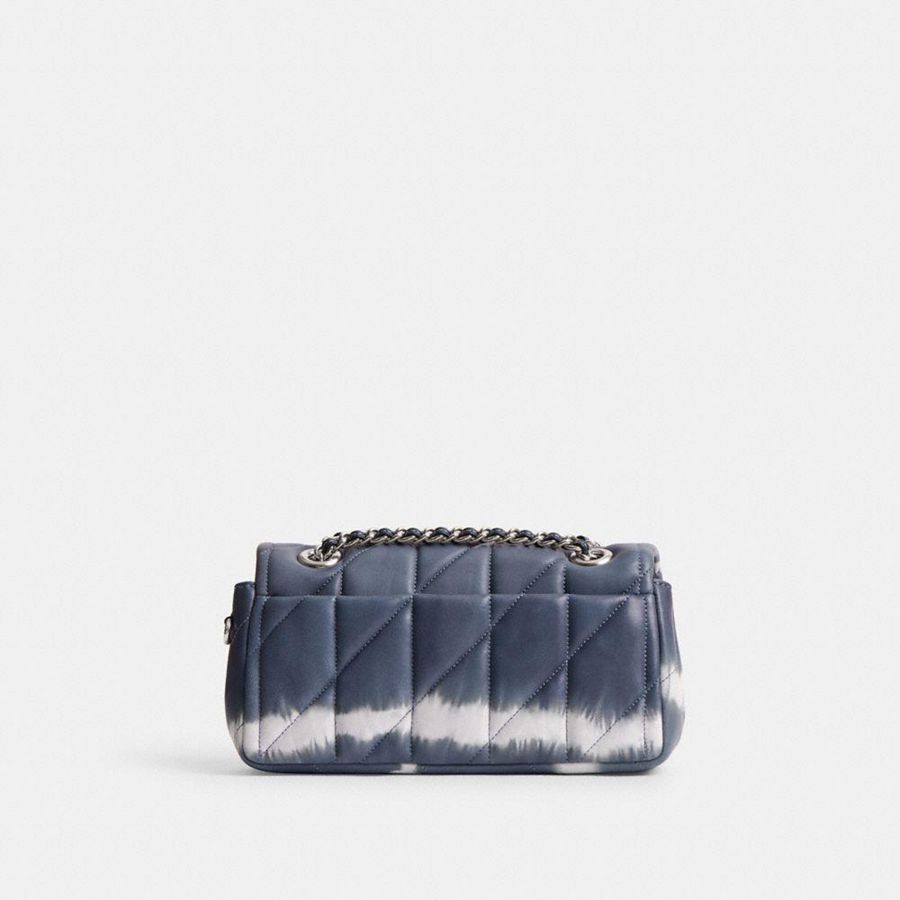 Silver Women COACH® Tabby 20 With Quilting And Tie Dye Shoulder Bag | 56281HGDU