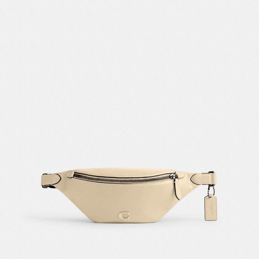 White Men COACH® Charter 7 Belt Bags | 64853XHBF