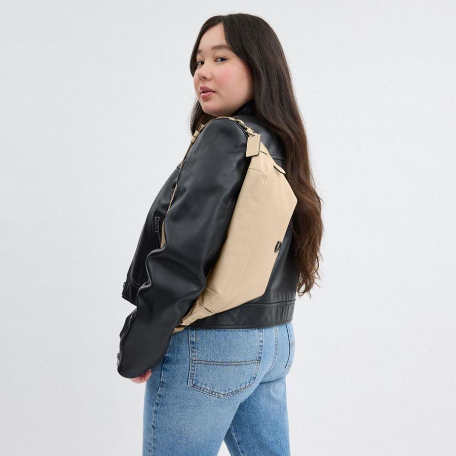 White Men COACH® Hall Belt Bags | 18529IRLG