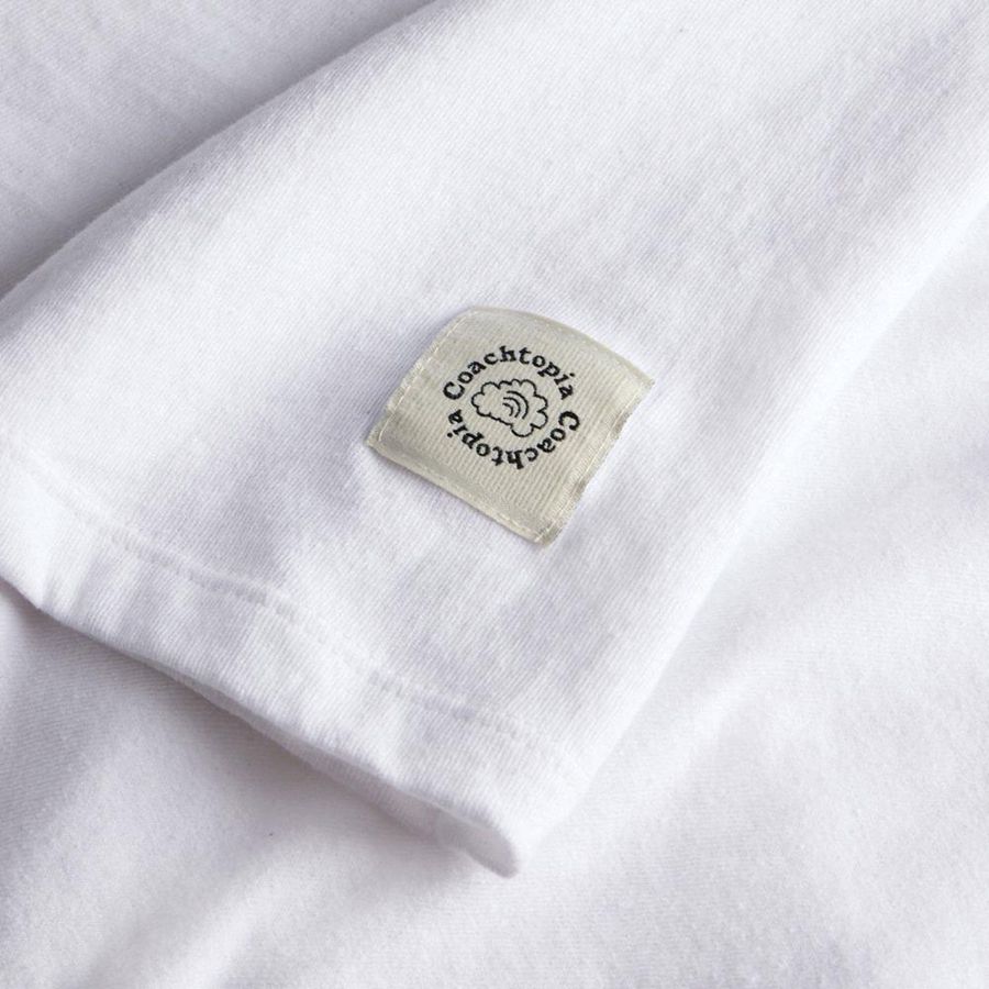 White Men COACH® Relaxed With Wasty Print T-Shirt | 87523ZUJG
