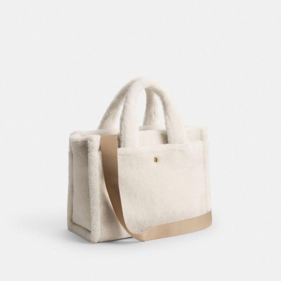 White Women COACH® Cargo Tote Bags | 63490IBZP