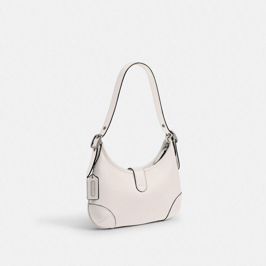 White Women COACH® Hamptons Hobo Bag | 28409QMDP