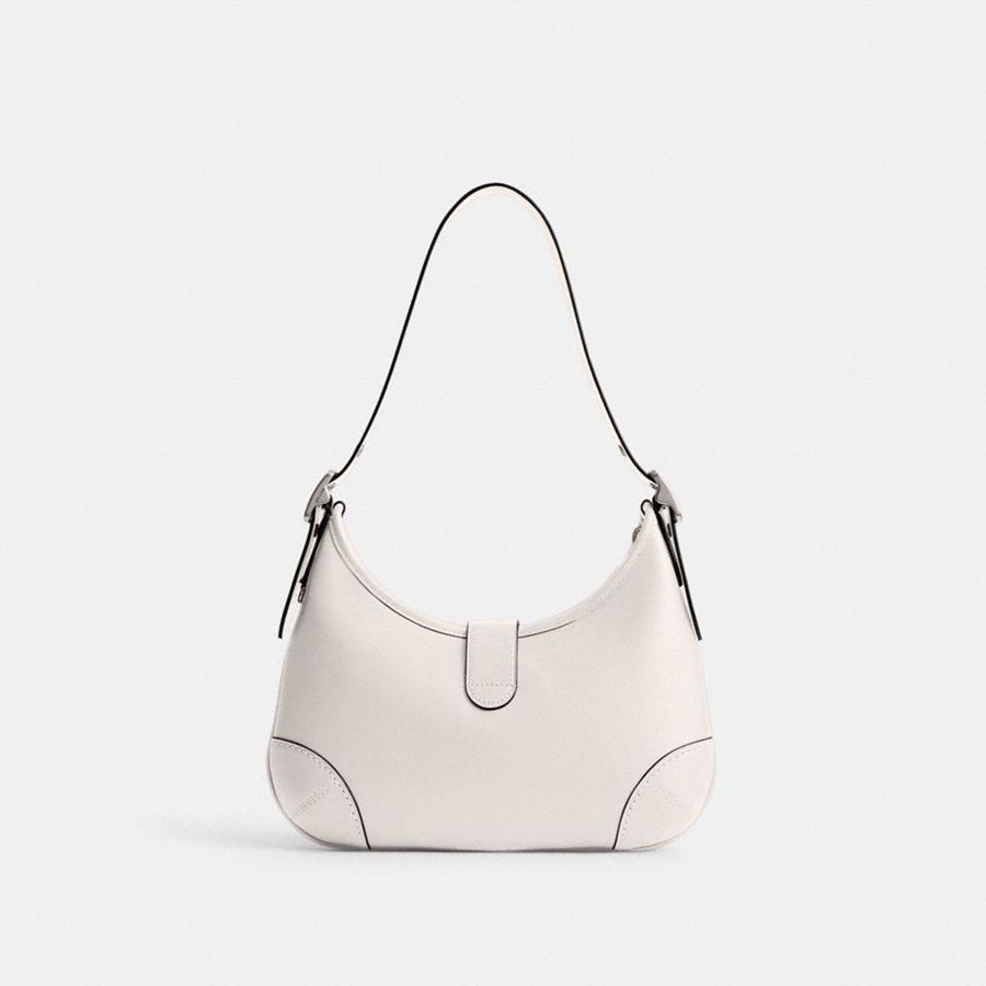 White Women COACH® Hamptons Hobo Bag | 28409QMDP