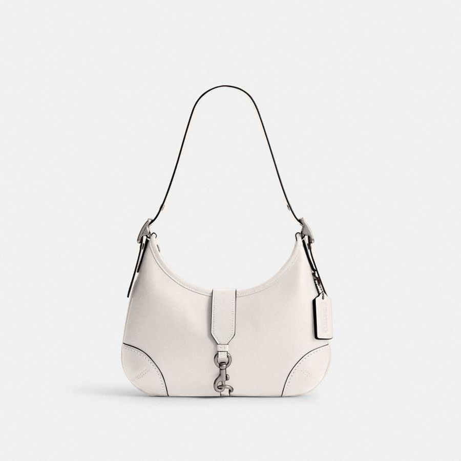 White Women COACH® Hamptons Hobo Bag | 28409QMDP