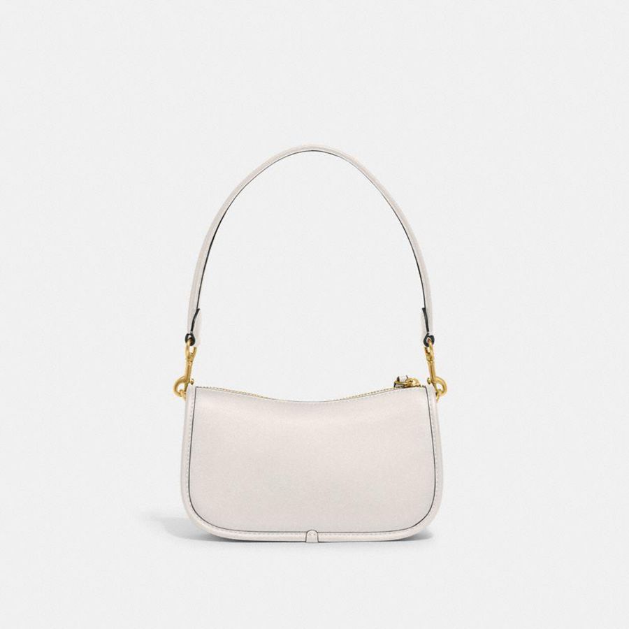 White Women COACH® Swinger 20 Shoulder Bag | 72315GFLM