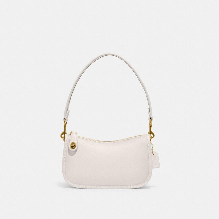White Women COACH® Swinger 20 Shoulder Bag | 72315GFLM