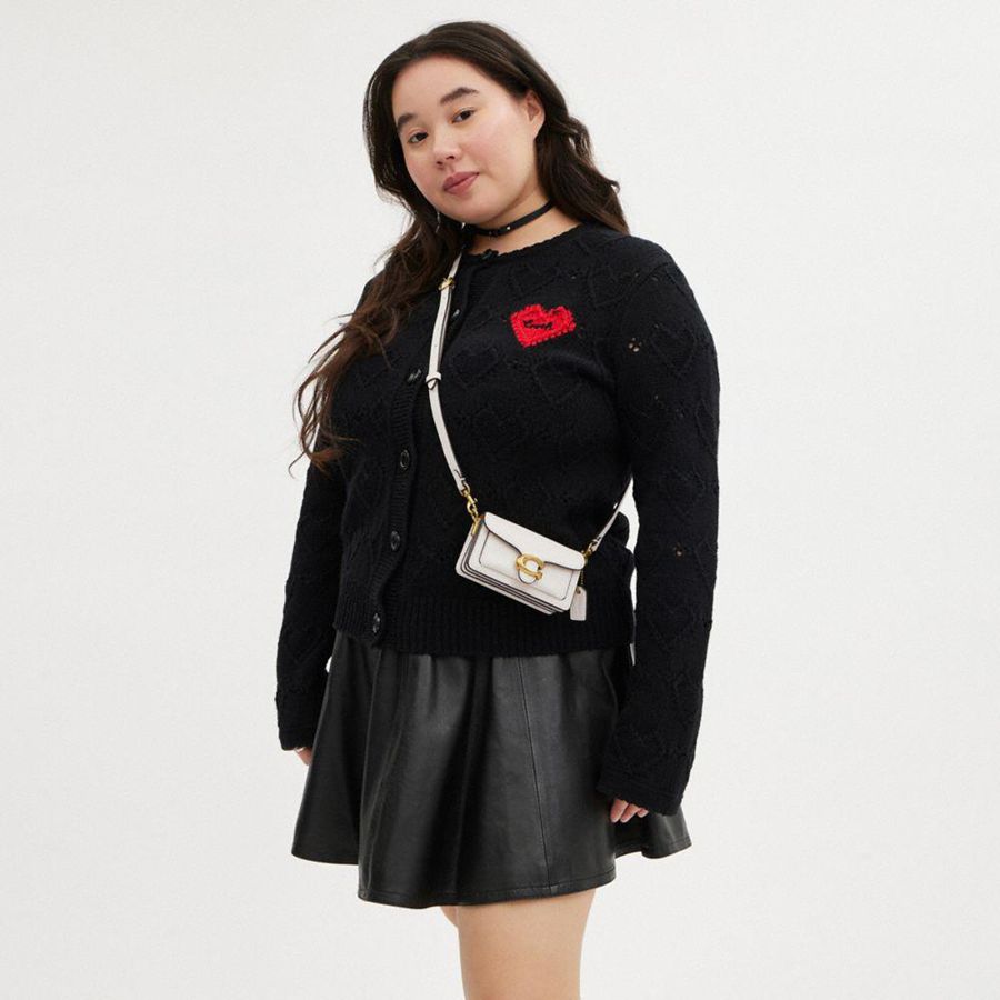 White Women COACH® Tabby 12 Crossbody Bag | 89106HFZM