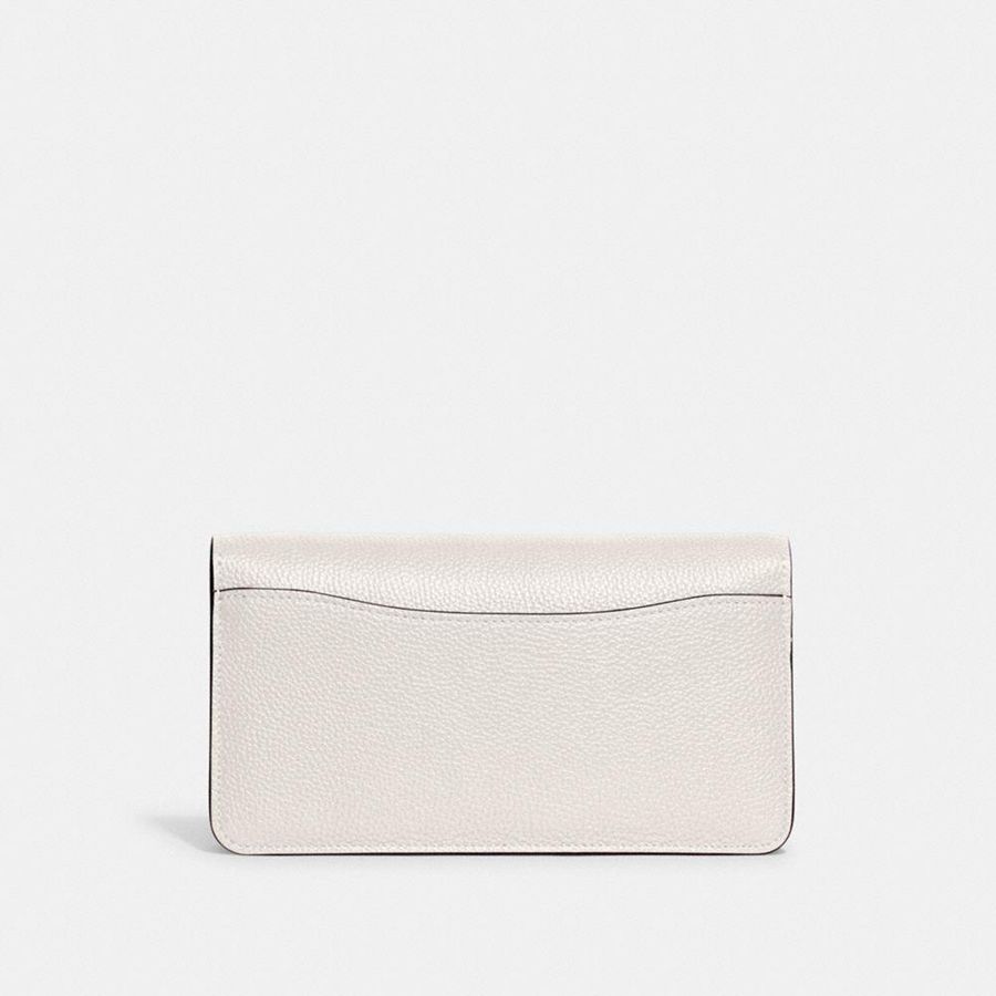 White Women COACH® Tabby Chain Clutch Bags | 89514MZIB