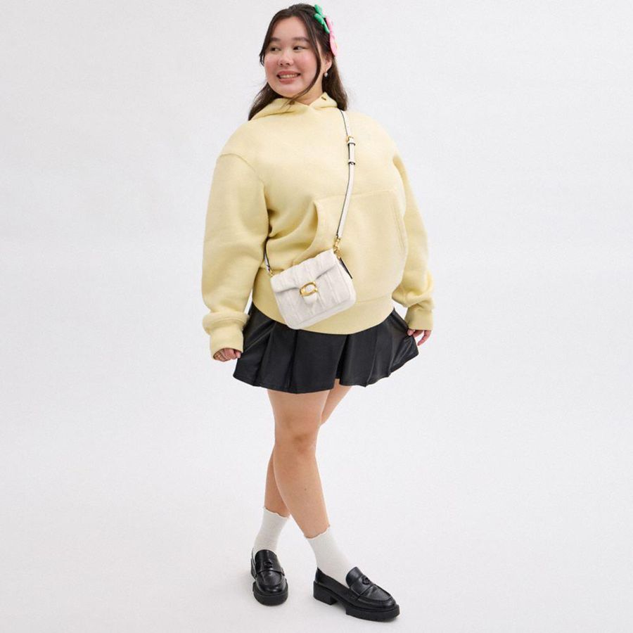 White Women COACH® Times Square Tabby 17 With Quilting Shoulder Bag | 45679AKSN