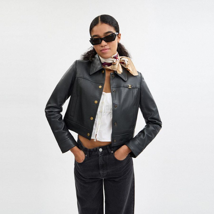 White Women COACH® Trompe L'oeil Belt Print Silk Square Scarf | 18964YXFM