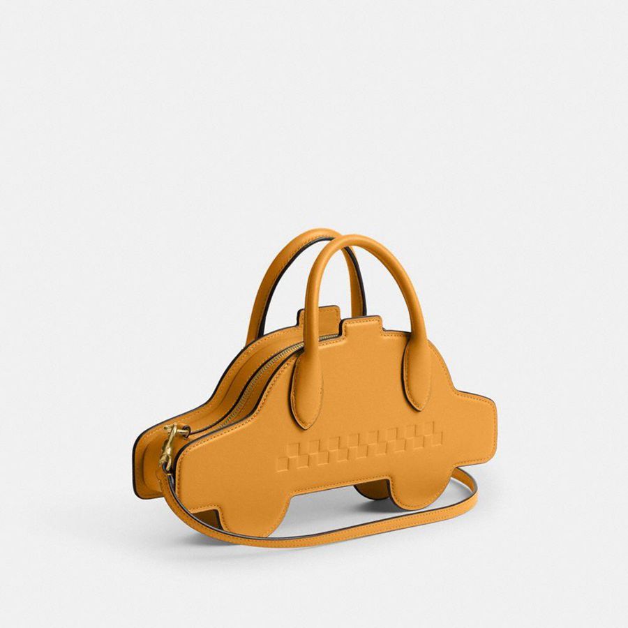 Yellow Women COACH® Taxi Crossbody Bag | 91703SIRP