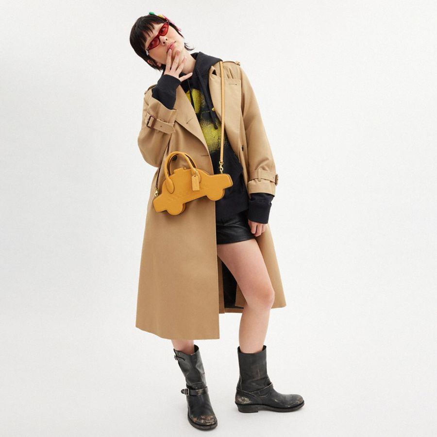 Yellow Women COACH® Taxi Crossbody Bag | 91703SIRP