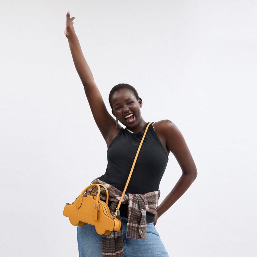 Yellow Women COACH® Taxi Crossbody Bag | 91703SIRP